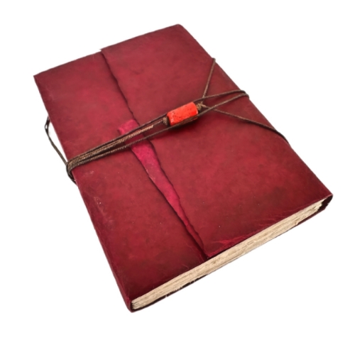 Picture of Lamali Arpenteur Traveler’s Notebook 13 x 19 cm | Χειροποίητο Notebook με Χαρτί Lokta - Merlot, 320 σελ.