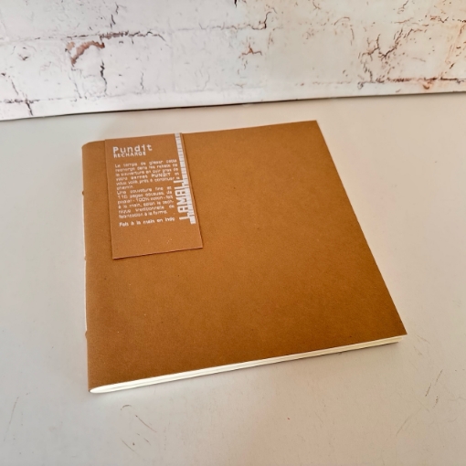 Picture of Lamali Pundit Recharge 21 x 21 cm | Notebook 100% Βαμβάκι 200gsm - Kraft, 116 σελ.