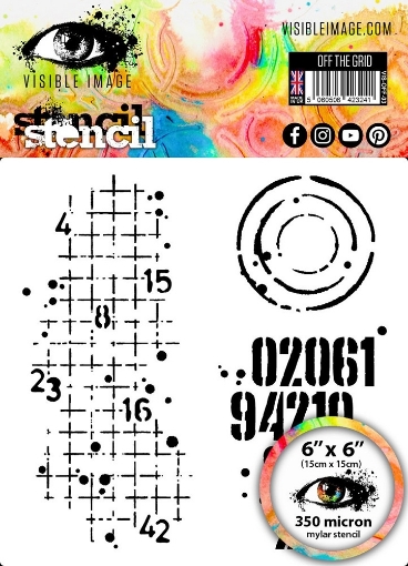 Picture of Visible Image Στένσιλ 6" x 6" - Off The Grid