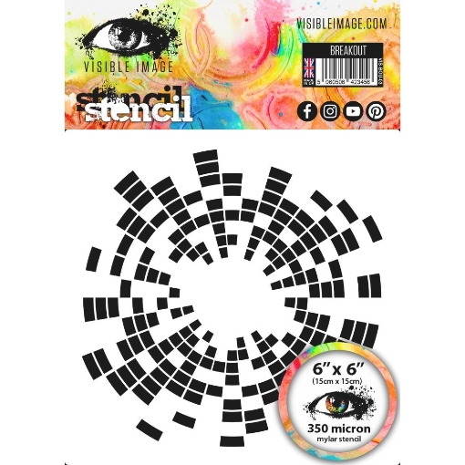 Picture of Visible Image Στένσιλ 6" x 6" - Breakout