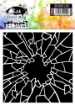 Picture of Visible Image Στένσιλ 6" x 6" - Breaking Glass