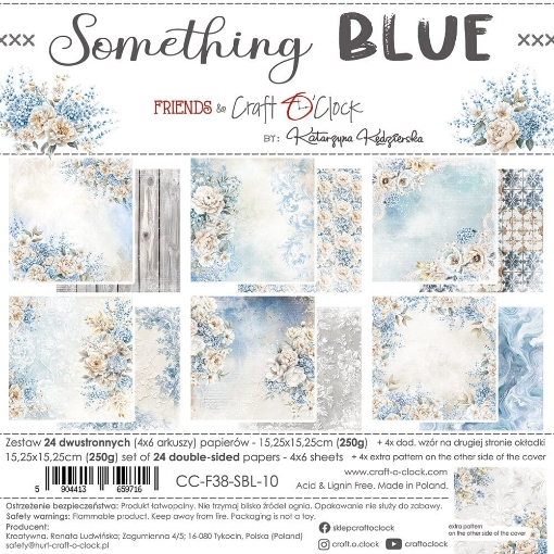Picture of Craft O'Clock Συλλογή Χαρτιών Scrapbooking 6" x 6" - Something Blue
