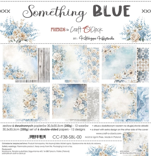 Picture of Craft O'Clock Συλλογή Χαρτιών  Scrapbooking 12" x 12" - Something Blue  