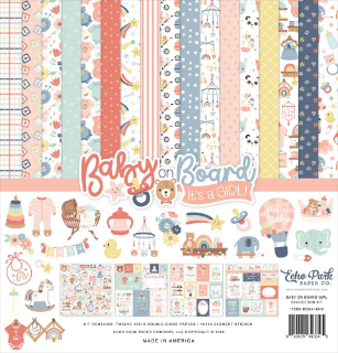 Picture of Echo Park Mega Bundle 12"x12" | Baby On Board, It’s A Girl