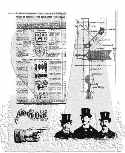 Picture of Stampers Anonymous Tim Holtz Σφραγίδες Cling CMS107 – Steampunk