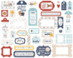Picture of Echo Park Cardstock Εφήμερα Frames & Tags | Baby On Board, It’s A Boy