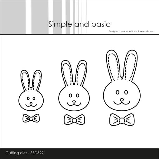 Picture of Simple and Basic Μήτρες Κοπής - Cute Rabbits, 6τεμ.