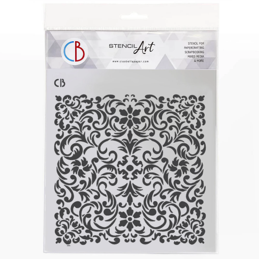 Picture of Ciao Bella Texture Στένσιλ 8" x 8" - Legendary Design