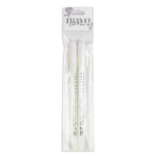 Picture of Nuvo Gel Pens - Στυλό Διαρκείας Υγρού Gel, White,2τεμ.