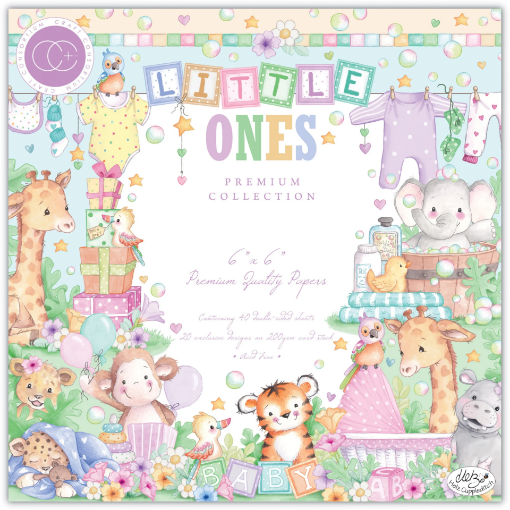 Picture of Craft Consortium Premium Paper Pad - Μπλοκ Premium Χαρτιών Scrapbooking Διπλής Οψης 6" x 6" - Little Ones  