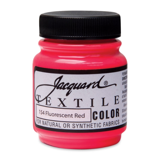 Picture of Jacquard Textile Color Χρώμα Για Ύφασμα 67ml - Fluorescent Red (Φωσφορίζον Κόκκινο)