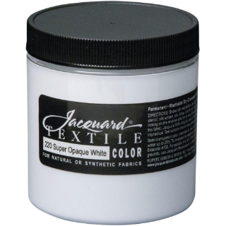 Picture of Jacquard Textile Color Χρώμα Για Ύφασμα 256ml - Super Opaque White (Υπερ-Αδιαφανές Λευκό)