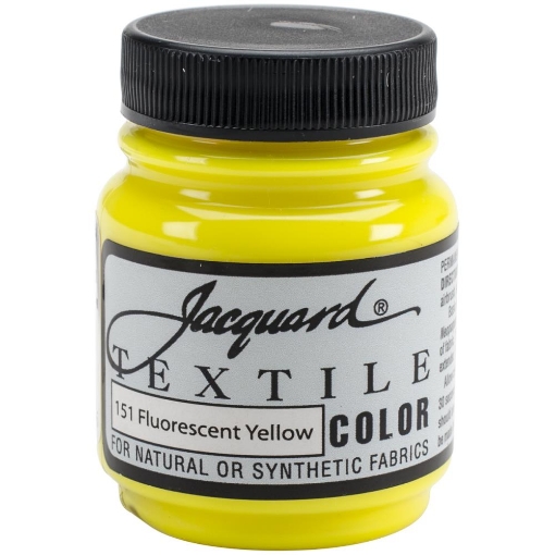 Picture of Jacquard Textile Color Χρώμα Για Ύφασμα 67ml - Fluorescent Yellow (Φωσφορίζον Κίτρινο)