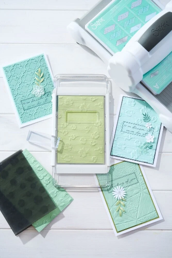 Picture of Sizzix Dimensional Diffuser by Stacey Park - Εργαλείο για Ανάγλυφα & Τεχνικές Embossing - Rectangle Starter Set,  4τεμ.