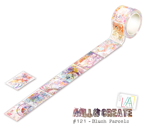 Picture of Aall & Create Washi Tape Διακοσμητική Ταινία 5m - Blush Parcels