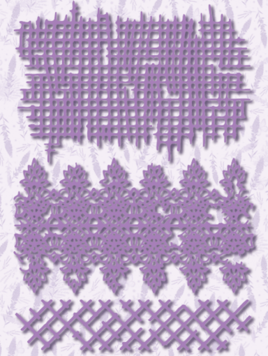 Picture of Dawn Bibby Creations Μήτρες Κοπής - Provencal Texture Fragments, 3τεμ. 