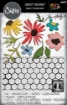Picture of Sizzix Σετ με 2D Texture Fades (Μήτρα Για Ανάγλυφα) και Thinlits Μήτρες Κοπής by Tim Holtz - Vault Side-Order Floristry, 12τεμ.
