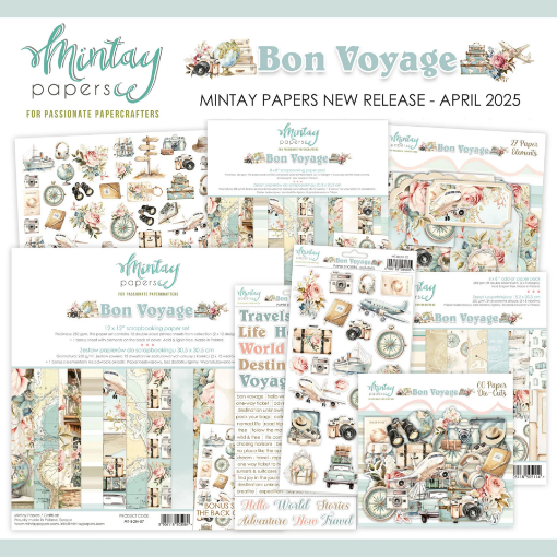 Picture of Mintay Papers Συλλογή Scrapbooking - Bon Voyage, Bundle 