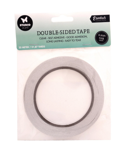 Picture of Studio Light Double Sided Tape 6mm - Ταινία Διπλής Όψης Extra Strong με Εύκολο Κόψιμο, 20m