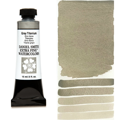 Picture of Daniel Smith Extra Fine Watercolor Tube | Χρώμα Ακουαρέλας σε Σωληνάριο – Gray Titanium