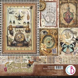 Picture of Ciao Bella Μπλοκ Scrapbooking Διπλής Όψεως 12” x 12” - Cabinet of Curiosities   