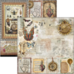 Picture of Ciao Bella Μπλοκ Scrapbooking Διπλής Όψεως 12” x 12” - Cabinet of Curiosities   