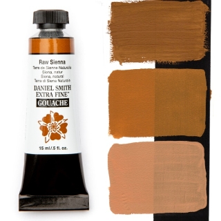 Picture of Daniel Smith Extra Fine Gouache 15ml - Raw Sienna