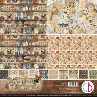 Picture of Ciao Bella Patterns Pad Διπλής Όψεως 12” x 12” - Cabinet of Curiosities  