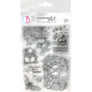 Picture of Ciao Bella Διάφανες Σφραγίδες - Cabinet of Curiosities, The Raven, 6τεμ.