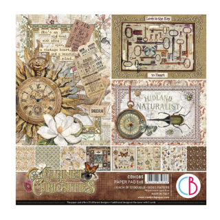 Picture of Ciao Bella Μπλοκ Scrapbooking Διπλής Όψεως 8” x 8” - Cabinet of Curiosities    