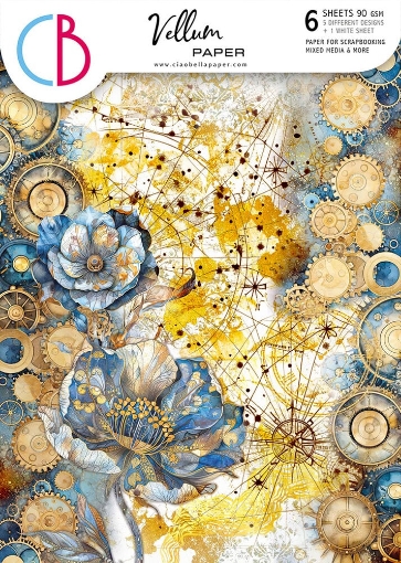 Picture of Ciao Bella Vellum Patterns Pad Μπλοκ με Φύλλα Περγαμηνής A4 - Celestial  