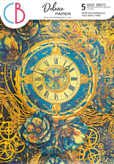 Picture of Ciao Bella Εκτυπωμένα Φύλλα Καμβά A4 - Celestial, Gold 