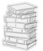 Picture of Crafter's Companion Διάφανη Σφραγίδα - Bookworm,  Stack of Books