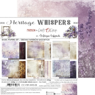 Picture of Craft O'Clock Basic Συλλογή Χαρτιών  Scrapbooking 8" x 8"  - Heritage Whispers   