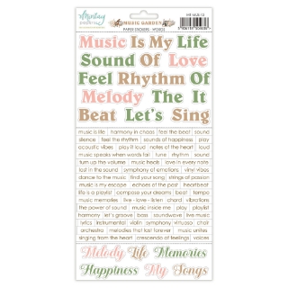 Picture of Mintay Papers Αυτοκόλλητα - Music Garden, Words, 67τεμ. 
