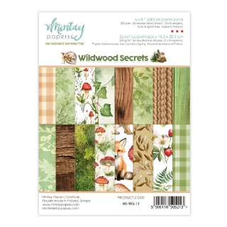 Picture of Mintay Papers Add-On Μπλοκ Scrapbooking Διπλής Όψης 6'' X 8" - Wildwood Secrets