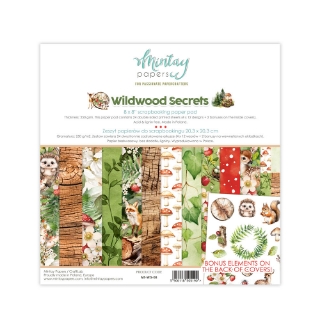 Picture of Mintay Papers Μπλοκ Scrapbooking Διπλής Όψης 8'' X 8" - Wildwood Secrets 