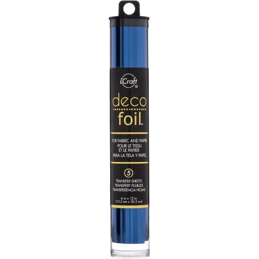 Picture of Therm-O-Web Deco Foil Reactive Foil Χρυσοτυπίας για Χαρτί & Ύφασμα - Deep Blue, 5τεμ.