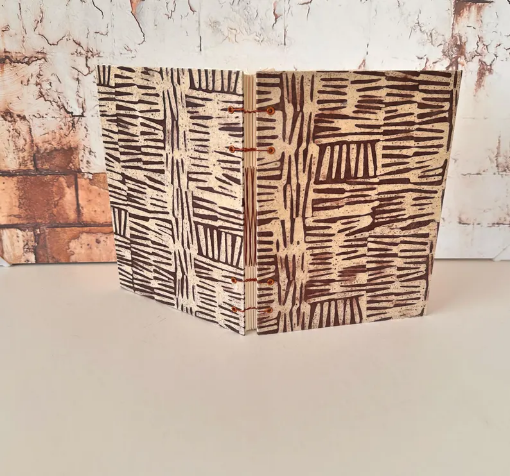 Picture of Journal Shop Handmade Hardcover Fabriano Artistico Watercolor Journal 14 x 20 cm - Χειροποίητο Open Spine Journal με χαρτί 100% Βαμβάκι 300gsm, Black