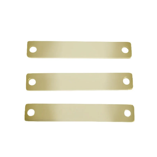 Picture of We R Makers Charms Stainless Steel Name Bar - Στοιχεία Χάραξης Ταυτότητες, 3τεμ. 