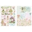 Picture of Graphic 45 Rub-On Φύλλα Μεταφοράς Εικόνας 6" x 8" - Fairy Boutique, 2τεμ.