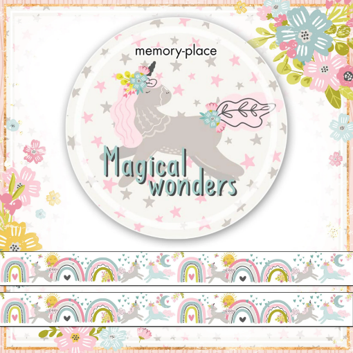Picture of Memory Place Kawaii Washi Tape - Magical Wonders, 5m