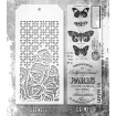 Picture of Stampers Anonymous Tim Holtz Σετ με Σφραγίδες και Στένσιλ - Papillion, Nordic, Scribble,  9τεμ.    