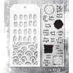 Picture of Stampers Anonymous Tim Holtz Stamp & Stencil Set | Σετ Σφραγίδων και Στένσιλ – Note Quotes