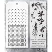 Picture of Tim Holtz Σετ Σφραγίδες & Στένσιλ – Winter Watercolor Polkadot Nordic, 11τεμ. 