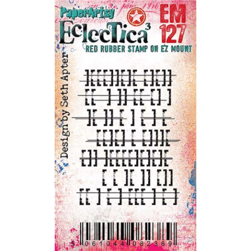 Picture of Paper Artsy Eclectica3 Seth Apter Cling Stamp - Σφραγίδα Rubber 3" x 2" - Mini 127