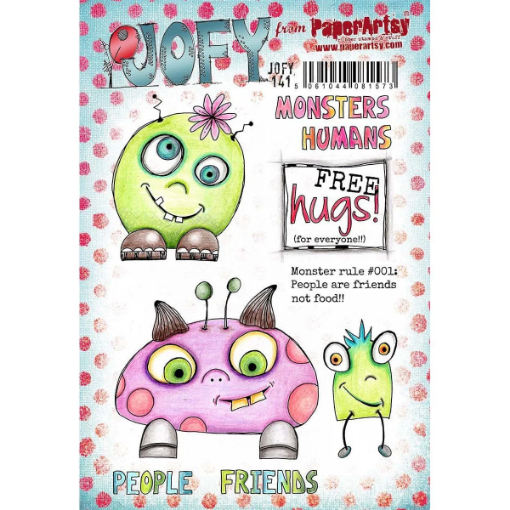 Picture of Paper Artsy Cling Stamps - Σφραγίδες Rubber - JOFY 141, 9τεμ.  
