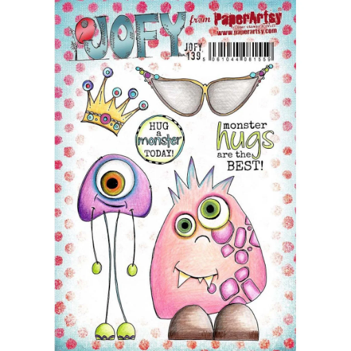 Picture of Paper Artsy Cling Stamps - Σφραγίδες Rubber - JOFY 139, 6τεμ.