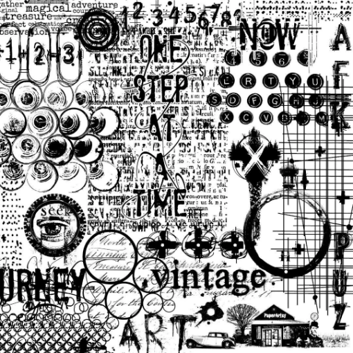 Picture of Paper Artsy Eclectica3 Seth Apter Printed Tissue Paper - Ριζόχαρτο 67 x 47cm, 4τεμ.