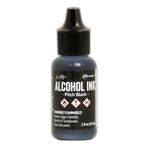 Picture of Tim Holtz Alcohol Ink - Μελάνι Οινοπνεύματος 15ml – Pitch Black 
